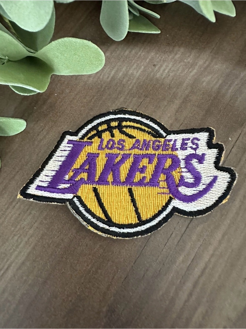 Vtg Los Angeles Lakers NBA Basketball Embroidered Iron On Patches
